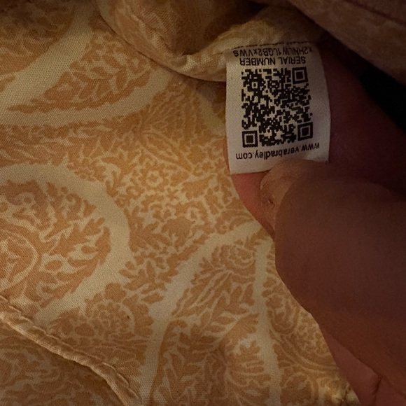 Vera Bradley Pink Sands Carry-All Quilted Leather Crossbody Handbag - Picture 5 of 12